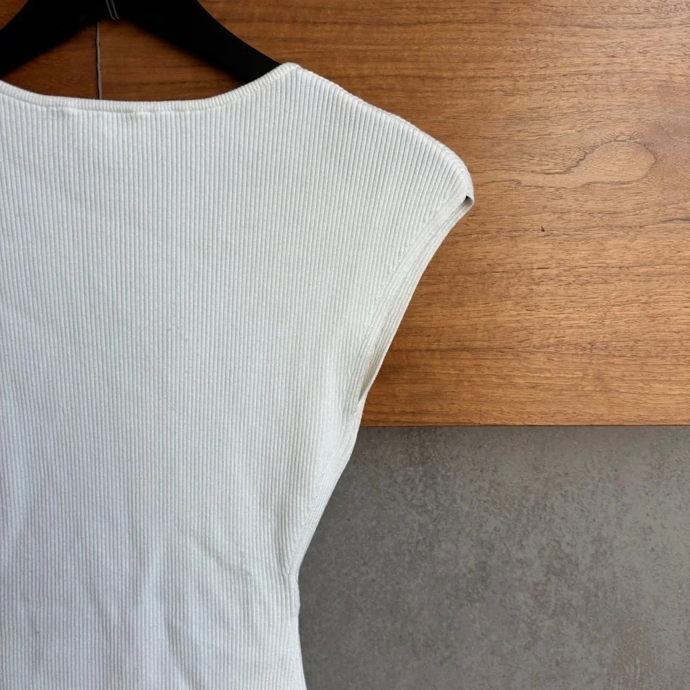 Wilfred Cut-out Knit Mini Dress, Size XS